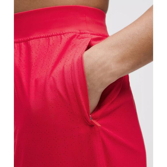 NWT Lululemon Women's Adapted State Perforated HR Jogger in Red Glow Size 4 - Picture 5 of 14